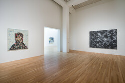 Installation view, 'Jack Whitten. Five Decades of Painting', Wexner Center for the Arts, Columbus OH, 2015