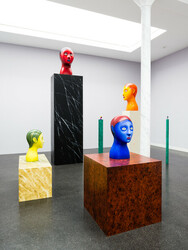 Installation view, ‘Heads,’ Galerie Gregor Staiger, Zurich