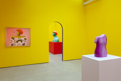 Installation view, ‘Polychrome,’ The Modern Institute, Osborne Street, Glasgow
