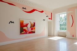 Installation view, ‘Boys and Pastel,’ Inverleith House, Edinburgh