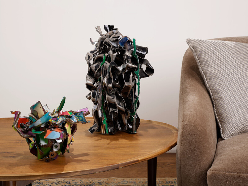 Thumbnail image for exhibition titled John Chamberlain