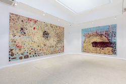 Installation view, 'Mark Bradford. Tomorrow Is Another Day', US Pavilion, Venice Biennale, Italy