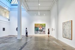 Installation view, ‘Jack Whitten. Self Portrait with Satellites’, Hauser & Wirth Los Angeles