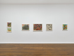 Installation view, 'Jack Whitten. Transitional Space. A Drawing Survey', Hauser & Wirth New York 69th Street